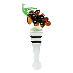 Grapes (Amber) Wine Topper