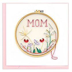Mom Cross Stitch Card
