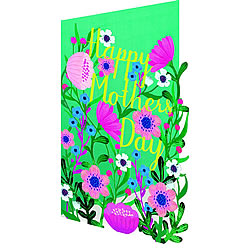 Pink Flowers Card (Mother's Day)