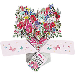 Happy Mother's Day Cards (Flower Heart)