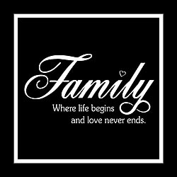 Family … Where Life Begins Card