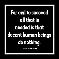 For Evil To Succeed Card