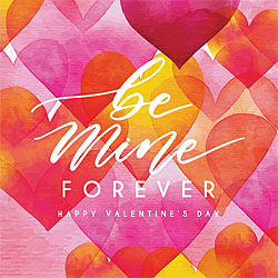 Be Mine Forever Greeting Card