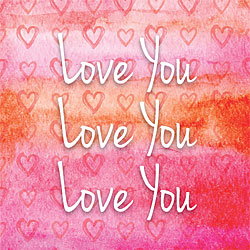 Love You, Love You, Love You Greeting Card