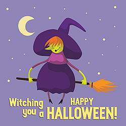 Witching You Card