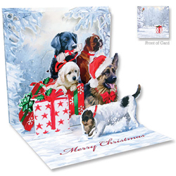 Christmas Dogs Card Christmas Dogs Card