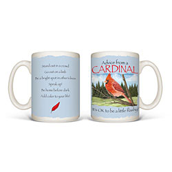 Advice From A Cardinal Mug Advice From A Cardinal Mug