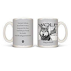Advice From A Wolf Mug Advice From A Wolf Mug