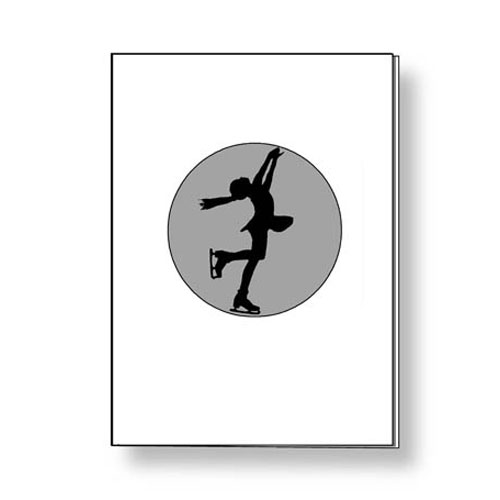 Figure Skater Card - Click Image to Close