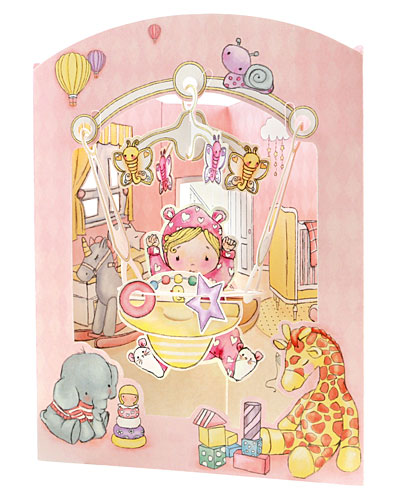 Baby Girl Card - Click Image to Close