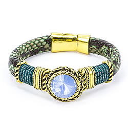 Blue & Green RGLB Magnetic Focal Bracelet