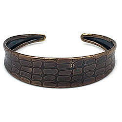 Crocodile Print Banjara Cuff