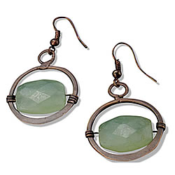 Banjara Earrings with Aventurine Stone