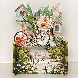 Bike & Bird House Card