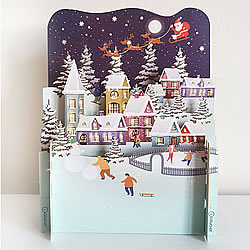 Christmas Village Card