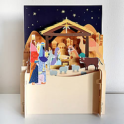 Nativity Scene Card