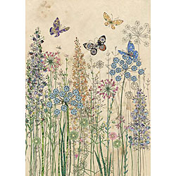 Butterfly Grasses Card