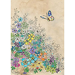 Garden Butterfly Card
