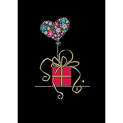 Heart Balloon Gift Card