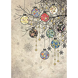 Bauble Branches Card