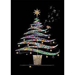 Colorful Tree Card