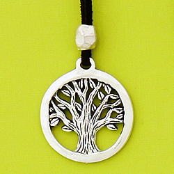 Pewter Tree Necklace