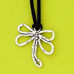 Pewter Dragonfly Necklace