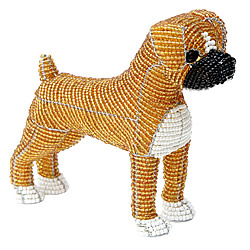 Beauty Dog Sculpture (Boxer)