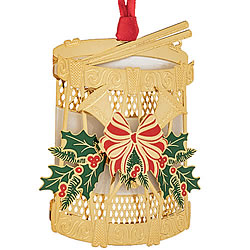 Christmas Drum Ornament
