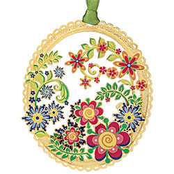 Springtime Collage Ornament