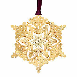 Royal Snowflake Ornament 3-D