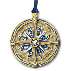 Compass Ornament