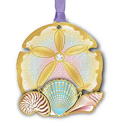 Sand Dollar Collage Ornament