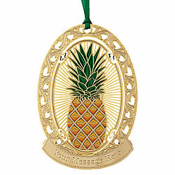 Pineapple Greeting Ornament