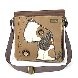 Toffy Dog Deluxe Messenger Bag (Brown)