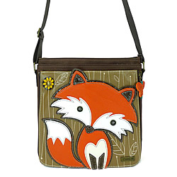 Fox Deluxe Messenger Bag (Dark Brown)