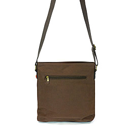 Fox Deluxe Messenger Bag (Dark Brown)