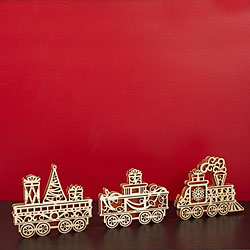 Trains Centerpiece (Set of 3)