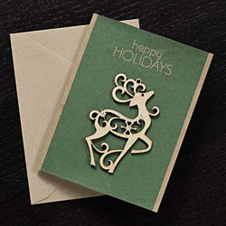 Reindeer Ornament Greeting Card