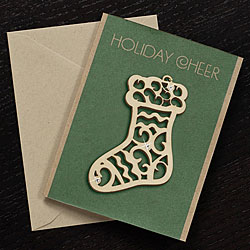 Stocking Ornament Greeting Card