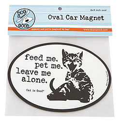 Feed Me Car Magnet (Cat)