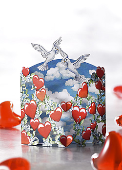 Doves & Hearts Card