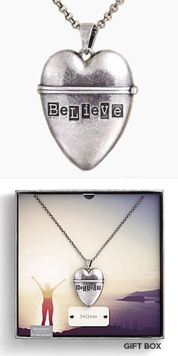 Believe Story Heart Pendant