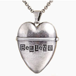 Believe Story Heart Pendant