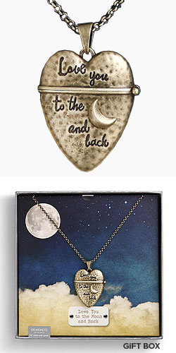 Moon And Back Story Heart Pendant Moon And Back Story Heart Pendant