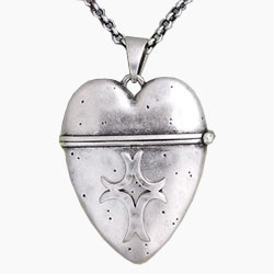 Faith Story Heart Pendant