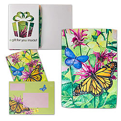 Multi Butterflies Card with Garden Flag