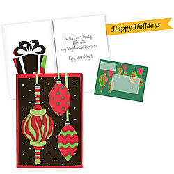 Ms. Carolina Christmas Card with Garden Flag