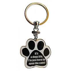 It's A Dog's Life Paw Key Chain