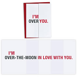 I'm Over You Card
